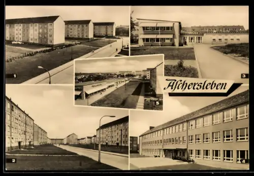 AK Aschersleben, Kosmonautenviertel, Kinderkrippe Nord, Oberschule