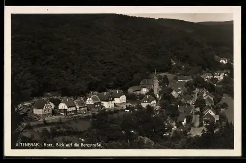 AK Altenbrak i. Harz, Blick auf die Bergstrasse
