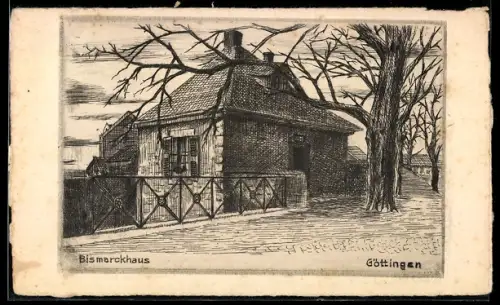 Künstler-AK Göttingen, Bismarckhaus