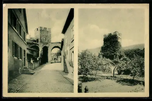 AK Kirchheimbolanden, Stadttor, Burgruine