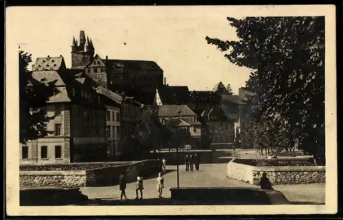 AK Diez /Lahn, Marktplatz, Schloss