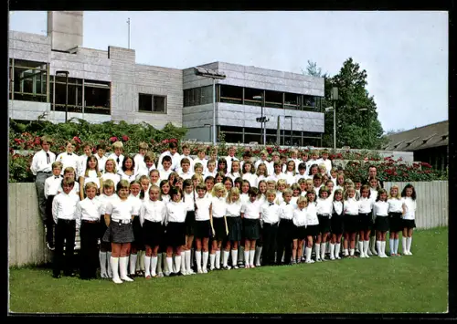 AK Bad Orb, Kinderchor des MGV Sängerlust e. V., Dirigent Willy Trageser, Gruppenfoto