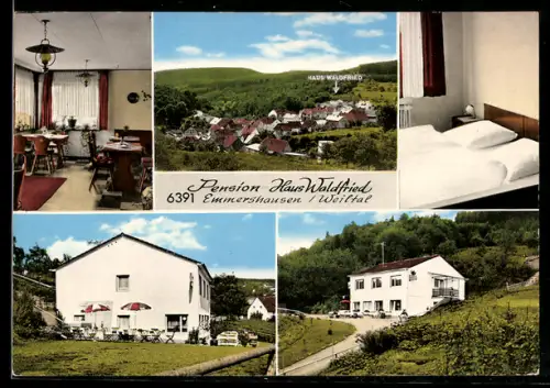 AK Emmershausen /Weiltal, Pension Haus Waldfried, Gasthaus, Gästezimmer, Haus Waldfried