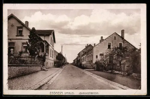 AK Ensheim /Pfalz, Johannstrasse