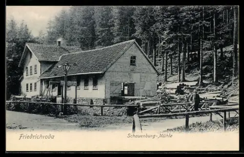 AK Friedrichroda, Schauenburg-Mühle