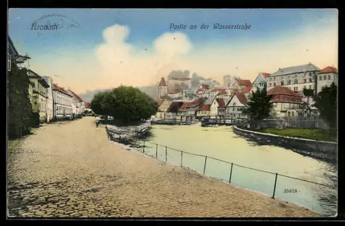 AK Kronach, Partie an der Wasserstrasse
