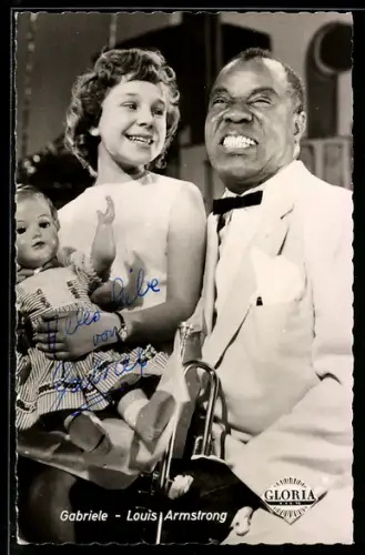 AK Musikerin Gabriele und Louis Armstrong in La Paloma
