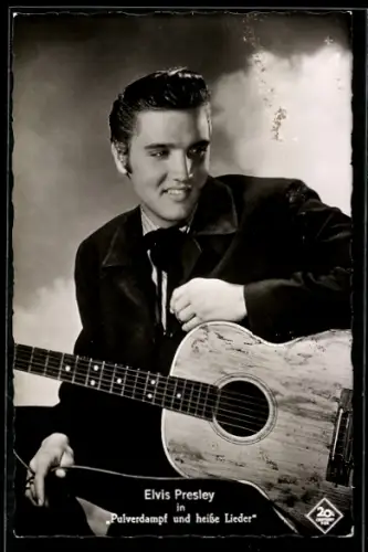 AK Musiker Elvis Presley im Film Pulverdampf und heisse Lieder