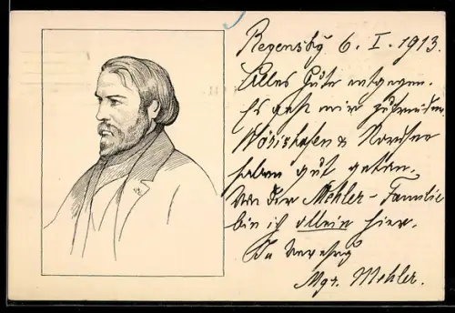 AK Frédéric Ozanam, Literaturhistoriker