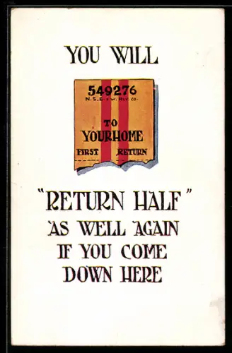 AK Halbe Fahrkarte, You will Return Halb as well again if you come down here, Schreibfaul