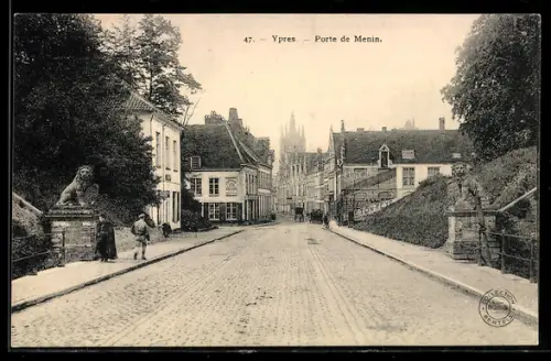 AK Ypres, Porte de Menin