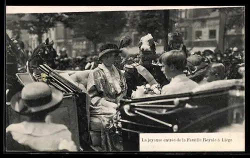 AK Liège, La joyeuse entrée de la Famille Royale