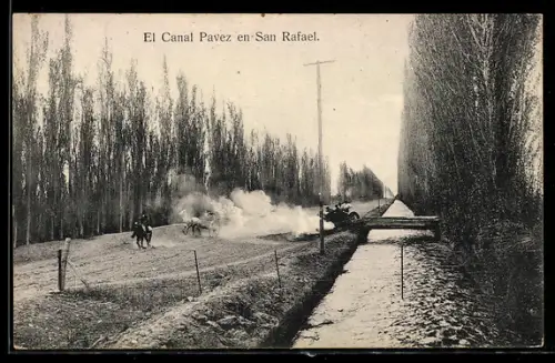 AK San Rafael, El Canal Pavez en San Rafael