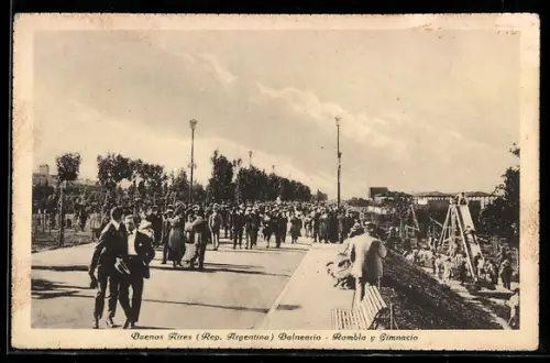 AK Buenos Aires, Balneario, Rambla y Gimnasio