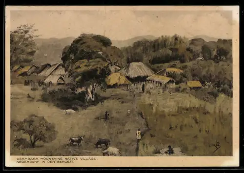 AK Usambara Mountains, Native Village