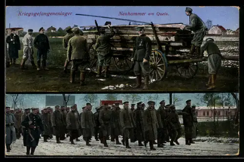AK Neuhammer am Queis, Soldaten im Kriegsgefangenenlager
