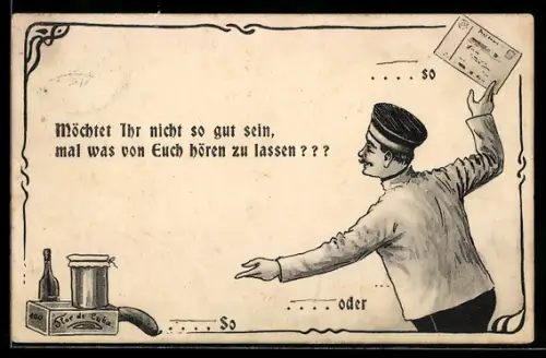 AK Aufforderung an Schreibfaule, Möchtet Ihr nicht so gut sein, mal was von Euch hören zu lassen