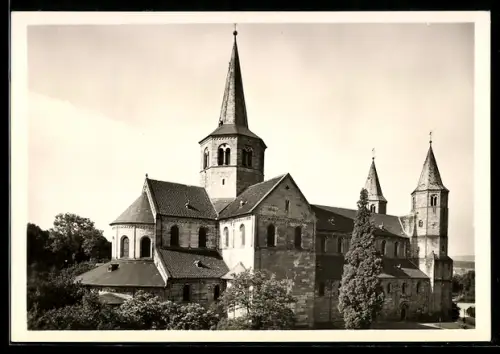 Foto-AK Deutscher Kunstverlag, Nr. 30: Hildesheim, St. Godehardskirche von Nordosten