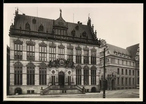 Foto-AK Deutscher Kunstverlag, Nr. 20: Bremen, Der Schüttling Handelskammer