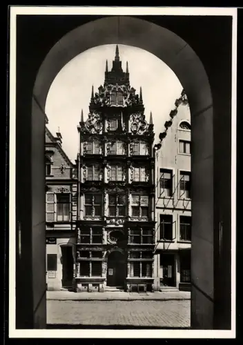 Foto-AK Deutscher Kunstverlag, Nr. 30: Bremen, Essighaus, Langenstrasse 12
