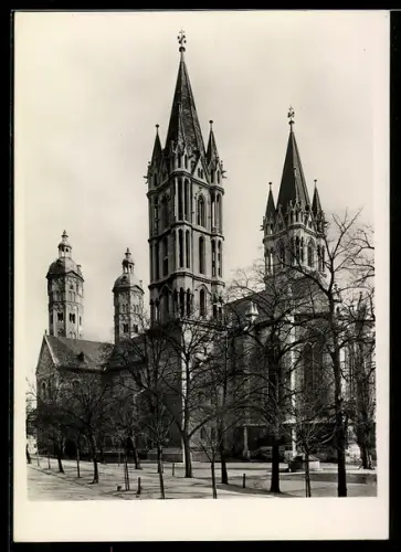 Foto-AK Deutscher Kunstverlag, Nr. 23: Naumburg, Dom von Nordwest