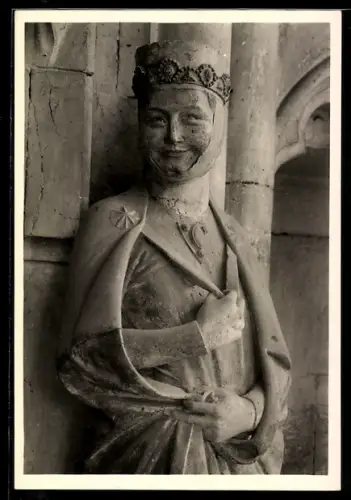Foto-AK Deutscher Kunstverlag, Nr. 40a: Naumburg, Dom, Reglindis-Statue