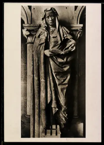 Foto-AK Deutscher Kunstverlag, Nr. 26: Naumburg, Dom, Gepa, Stifterin im Westchor