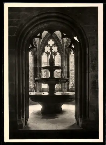Foto-AK Deutscher Kunstverlag, Nr. 11: Maulbronn, Ehemaliges Zisterzienserkloster, Brunnenhaus