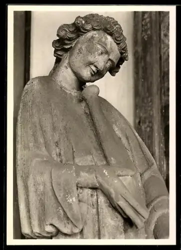 Foto-AK Deutscher Kunstverlag, Nr. 11: Wimpfen im Tal, Stiftskirche, Tubablasender Engel