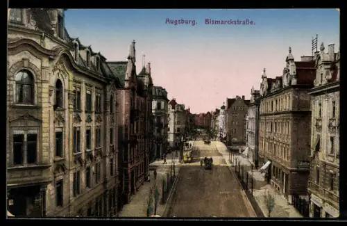 AK Augsburg, Bismarckstrasse