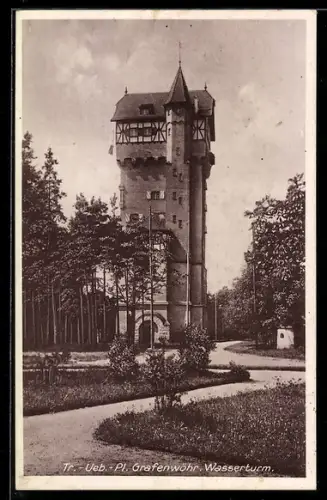 AK Grafenwöhr, Tr.-Üb.-Pl., Wasserturm