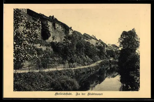 AK Mellrichstadt, An der Stadtmauer