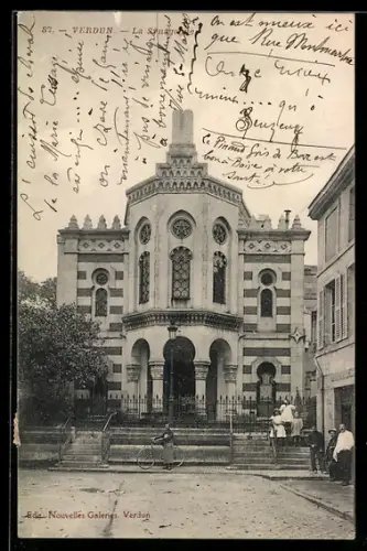 AK Verdun, La Synagogue