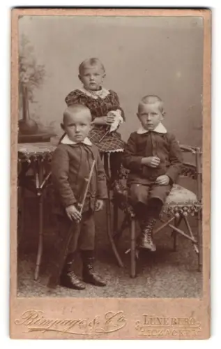 Fotografie Atelier Bimpage & Co, Lüneburg, Drei Kinder mit Spielzeug