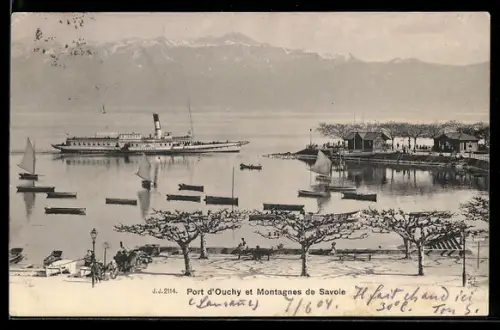 AK Ouchy, Port d`Ouchy et Montagnes de Savoie