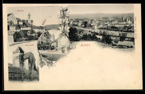 AK Aarau, Halden, Schlössli, Stadtkirche