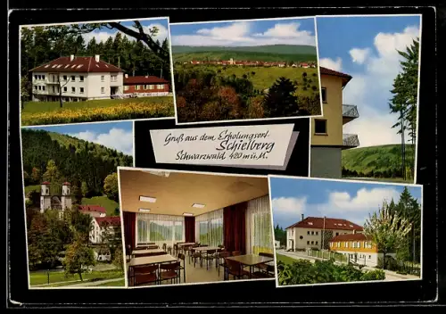 AK Schielberg /Schwarzwald, Erholungsheim St. Bernhard, Innenansicht