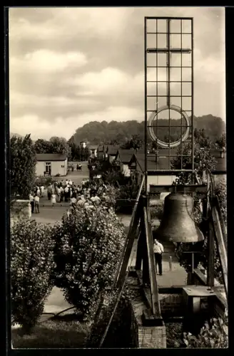 AK Friedland, Friedlandhilfe und Friedlandglocke, Grenzdurchgangslager, Geflüchtetenhilfe