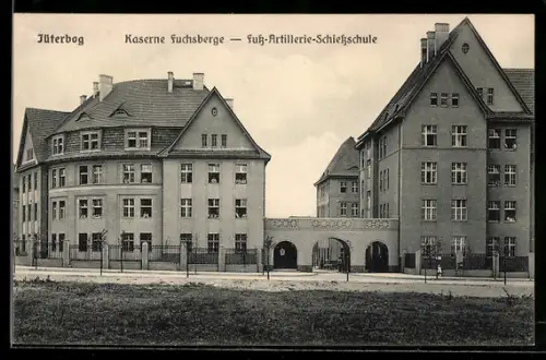 AK Jüterbog, Kaserne Fuchsberge, Fuss-Artillerie-Schiessschule