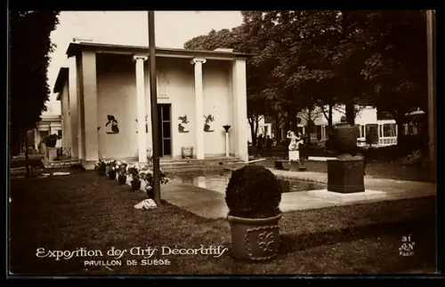 AK Paris, Exposition des Arts Decoratifs 1925, Pavillon de Suede