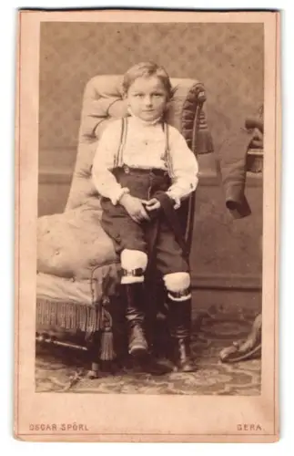 Fotografie Oscar Spörl, Gera, Schleizer Strasse 16, Porträt eines Jungen