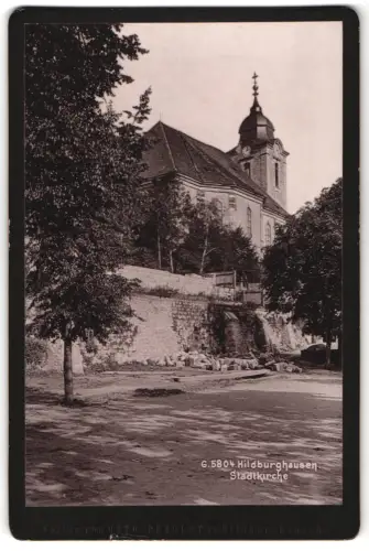 Fotografie Otto Pezoldt, Hildburghausen, Ansicht Hildburghausen, Die Stadtpfarrkirche
