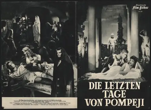 Filmprogramm IFB Nr. 627, Die letzten Tage von Pompeji, Micheline Presle, Georges Marchal, Regie: Marcel L`Herbier