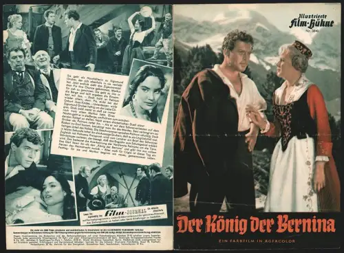 Filmprogramm IFB Nr. 3840, Der König der Bernina, Helmuth Schneider, Regie: Alfred Lehner