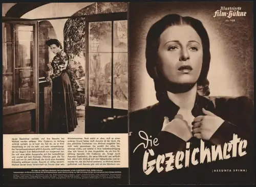 Filmprogramm IFB Nr. 1408, Die Gezeichnete, Anna Magnani, Vittorio De Sica, Regie: Mario Mattoli
