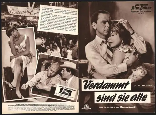 Filmprogramm IFB Nr. 4952, Verdammt sind sie alle, Frank Sinatra, Dean Martin, Regie: Vincente Minnelli