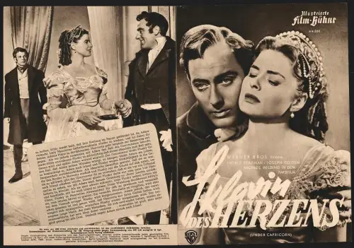 Filmprogramm IFB Nr. 881, Sklavin des Herzens, Ingrid Bergman, Joseph Cotten, Regie: Alfred Hitchcock