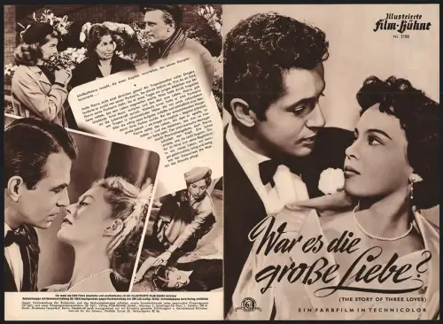 Filmprogramm IFB Nr. 2188, War es die grosse Liebe?, Leslie Caron, Kirk Douglas, Regie: Vincente Minnelli