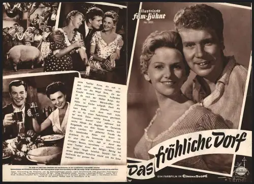Filmprogramm IFB Nr. 2931, Das fröhliche Dorf, Carl Hinrichs, Hannelore Bollmann, Regie: Rudolf Schündler