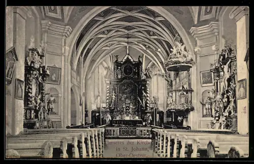AK St. Johann am Wimberg, Inneres der Kirche